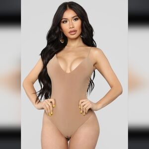 NWT Sleek&Slay Mocha Bodysuit